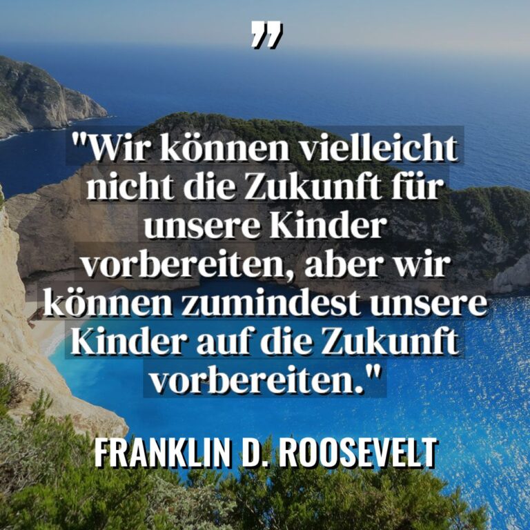 „Wir können vielleicht nicht die Zukunft für unsere Kinder vorbereiten,... - Franklin D. Roosevelt Zitate