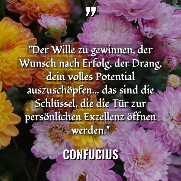 „Der Wille zu gewinnen, der Wunsch nach Erfolg, der Drang,... - Confucius Zitate