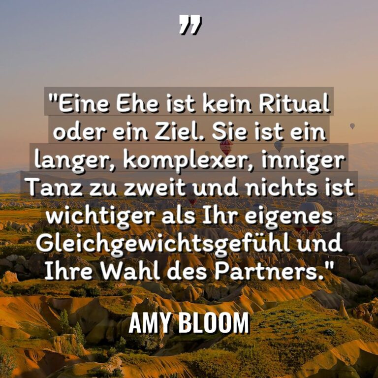 „Eine Ehe ist kein Ritual oder ein Ziel. Sie ist... - Amy Bloom Zitate
