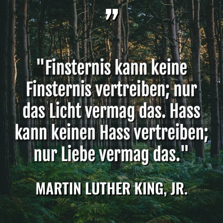 „Finsternis kann keine Finsternis vertreiben; nur das Licht vermag das.... - Martin Luther King, Jr. Zitate