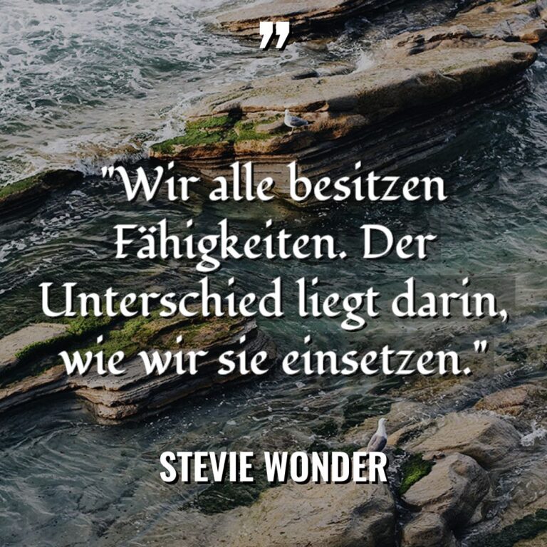 „Wir alle besitzen Fähigkeiten. Der Unterschied liegt darin, wie wir... - Stevie Wonder Zitate