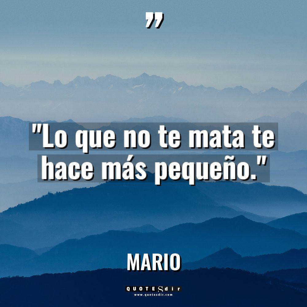 «Lo que no te mata te hace más pequeño.» Warning:... - Mario Citas