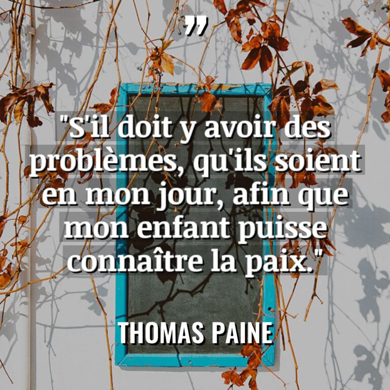 « S’il doit y avoir des problèmes, qu’ils soient en mon... - Thomas Paine Citations