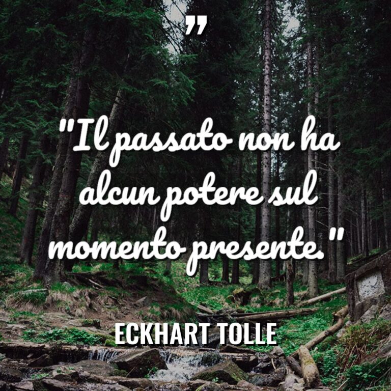 “Il passato non ha alcun potere sul momento presente.” Warning:... - Eckhart Tolle Citazioni