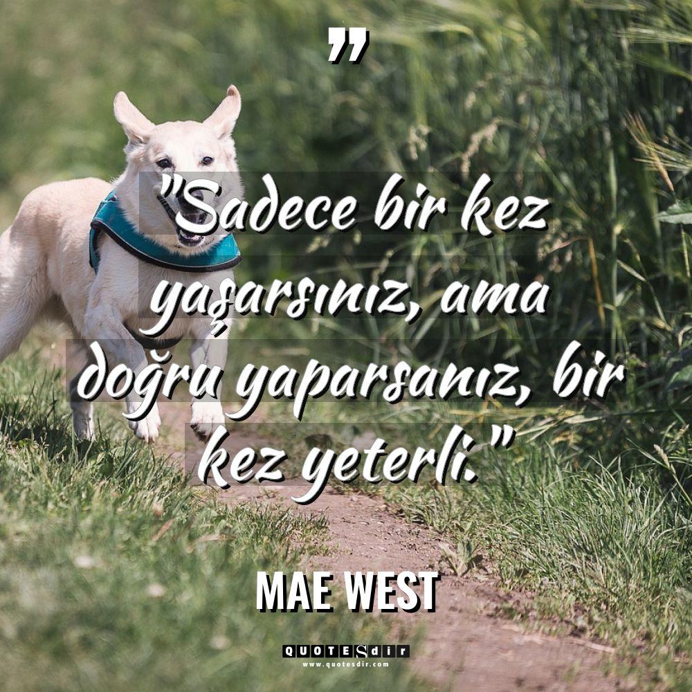"Sadece bir kez yaşarsınız, ama doğru yaparsanız,