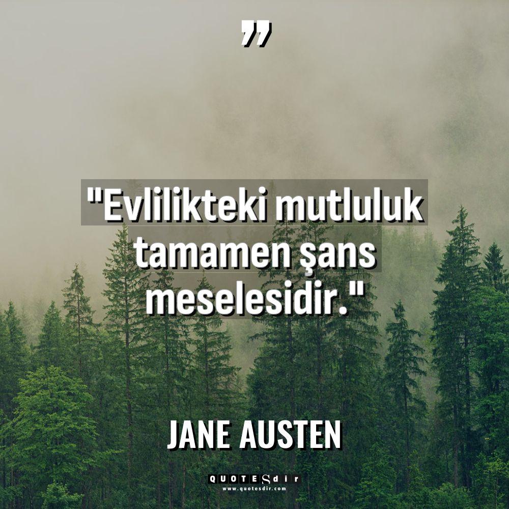 "Evlilikteki mutluluk tamamen şans meselesidir."