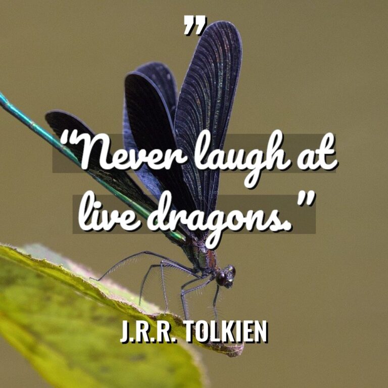 “Never laugh at live dragons.” Warning: Undefined variable $post_id in... - J.R.R. Tolkien Quotes