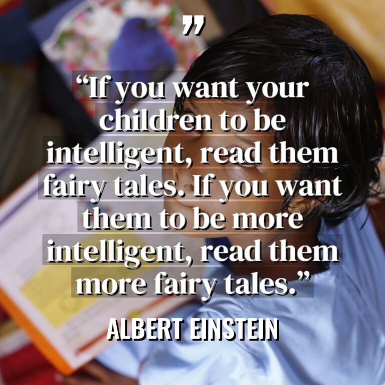 “If you want your children to be intelligent, read them... - Albert Einstein Quotes