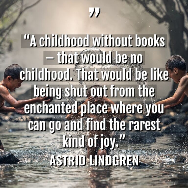 “A childhood without books – that would be no childhood.... - Astrid Lindgren Quotes