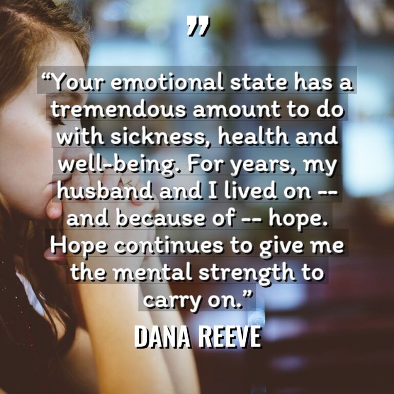 “Your emotional state has a tremendous amount to do with... - Dana Reeve Quotes