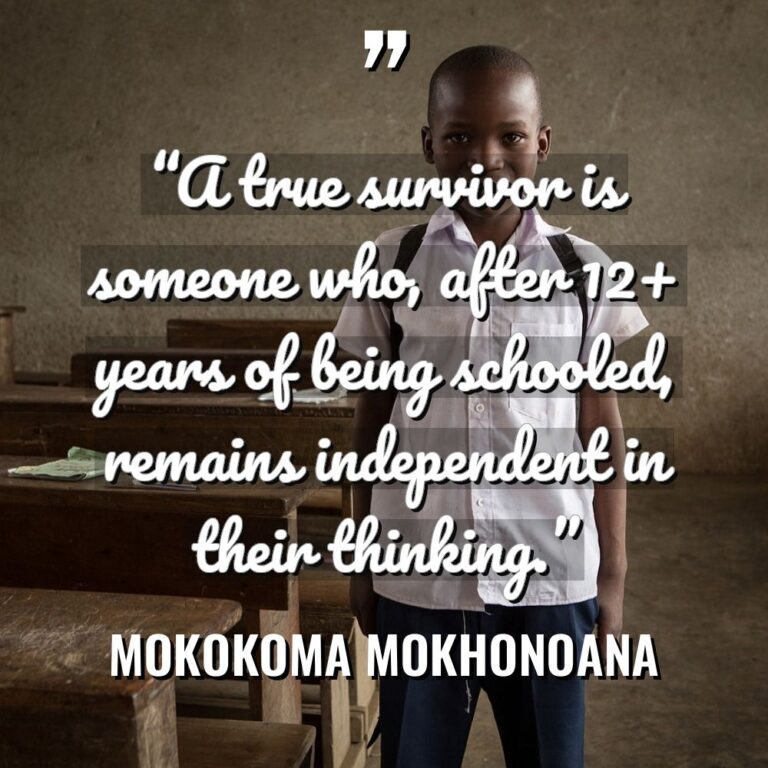 “A true survivor is someone who, after 12+ years of... - Mokokoma Mokhonoana Quotes