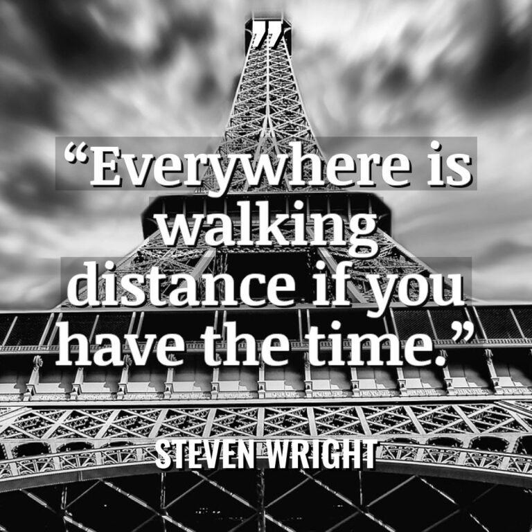 “Everywhere is walking distance if you have the time.” Warning:... - Steven Wright Quotes
