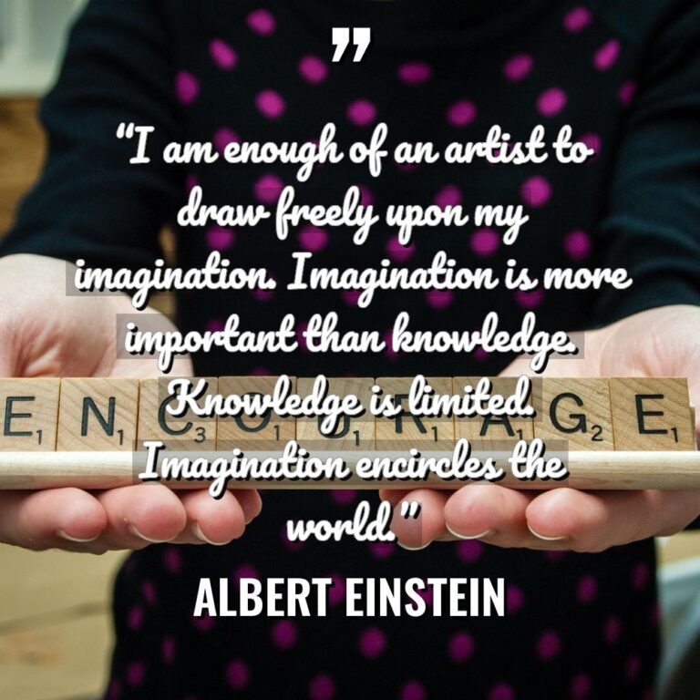 “I am enough of an artist to draw freely upon... - Albert Einstein Quotes