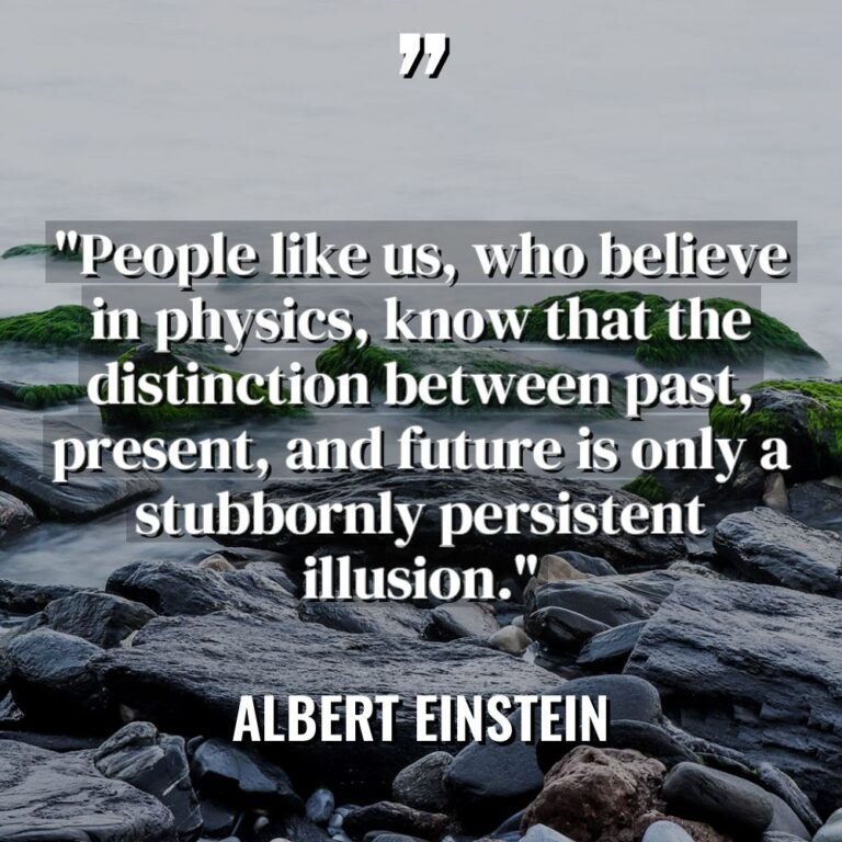 “People like us, who believe in physics, know that the... - Albert Einstein Quotes