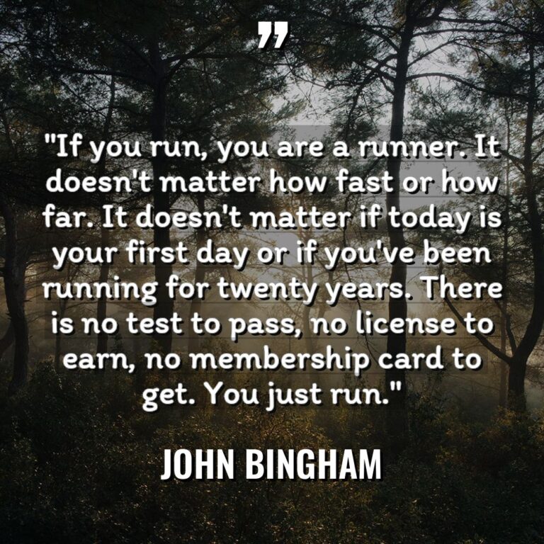 “If you run, you are a runner. It doesn’t matter... - John Bingham Quotes
