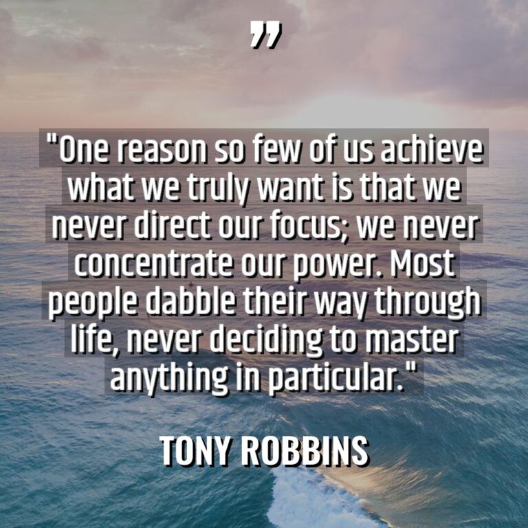 “One reason so few of us achieve what we truly... - Tony Robbins Quotes