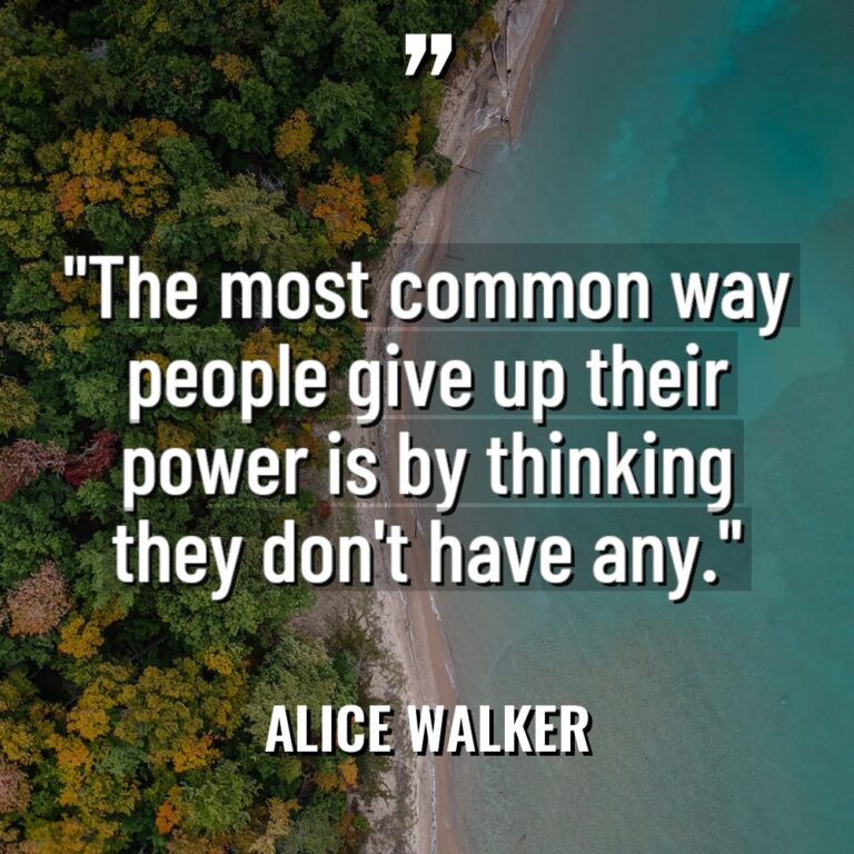 “The most common way people give up their power is... - Alice Walker Quotes