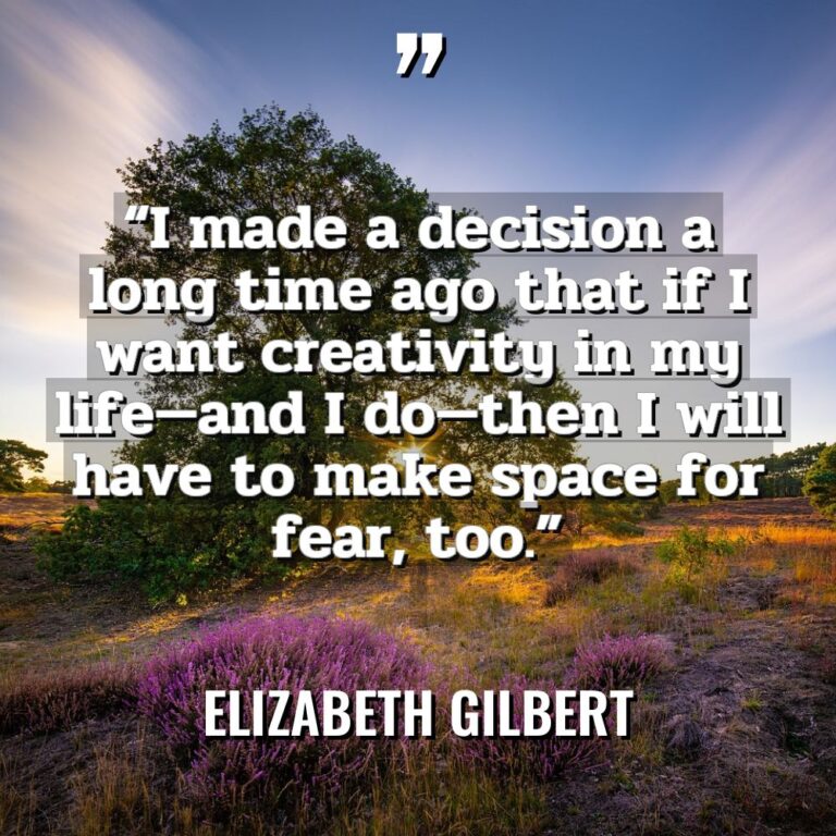 “I made a decision a long time ago that if... - Elizabeth Gilbert Quotes