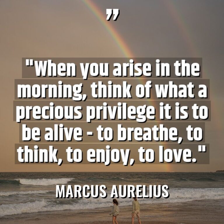 “When you arise in the morning, think of what a... - Marcus Aurelius Quotes