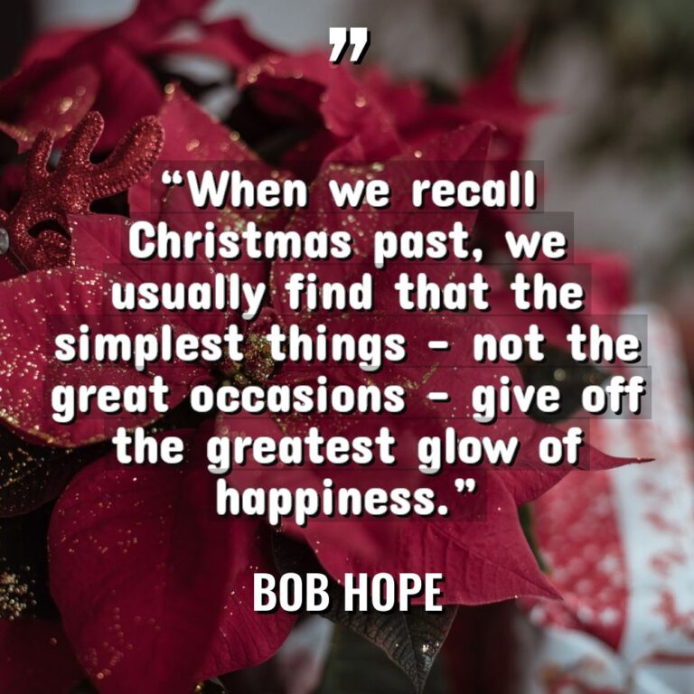 “When we recall Christmas past, we usually find that the... - Bob Hope Quotes