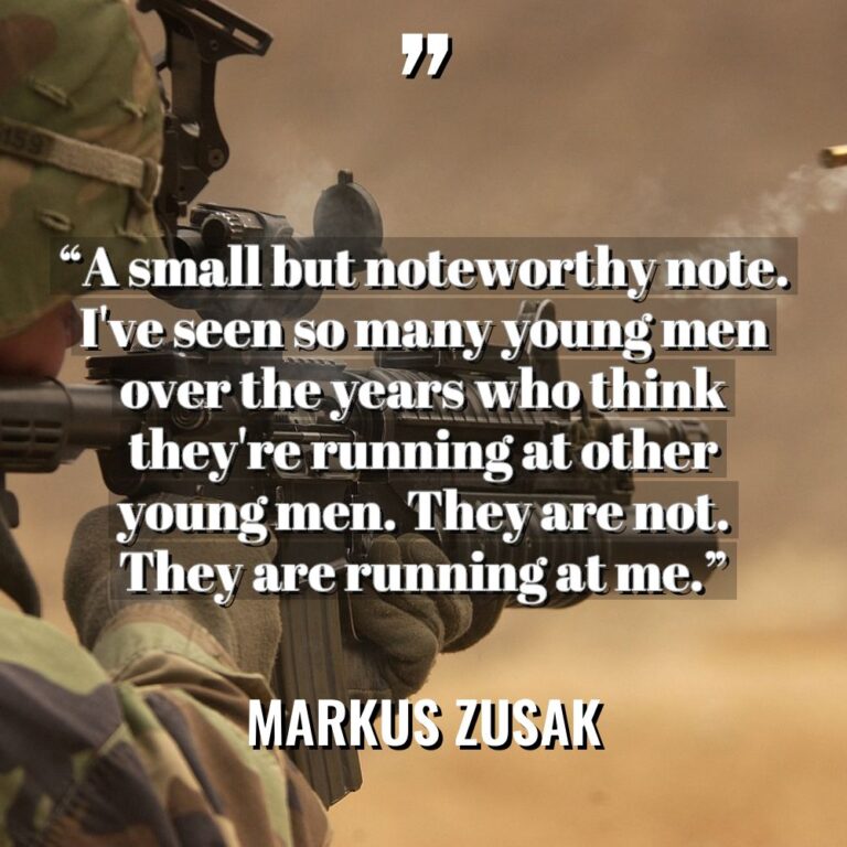 “A small but noteworthy note. I’ve seen so many young... - Markus Zusak Quotes