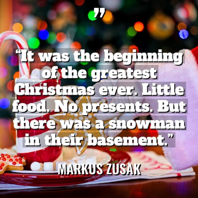 “It was the beginning of the greatest Christmas ever. Little... - Markus Zusak Quotes