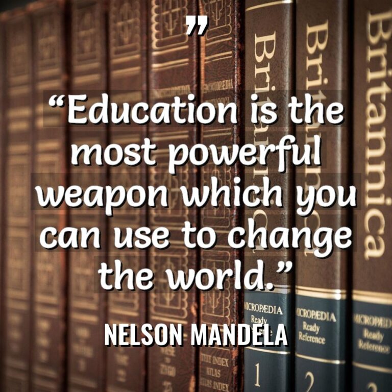 “Education is the most powerful weapon which you can use... - Nelson Mandela Quotes