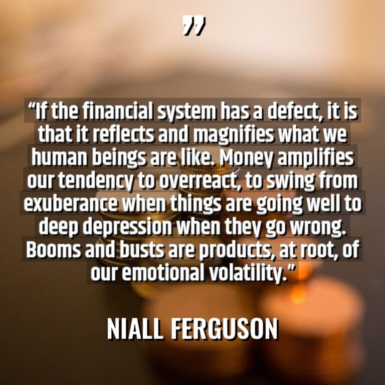 “If the financial system has a defect, it is that... - Niall Ferguson Quotes