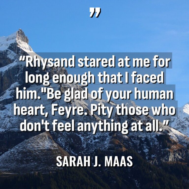 “Rhysand stared at me for long enough that I faced... - Sarah J. Maas Quotes