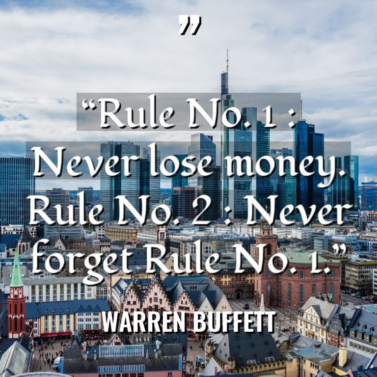 “Rule No. 1 : Never lose money. Rule No. 2... - Warren Buffett Quotes