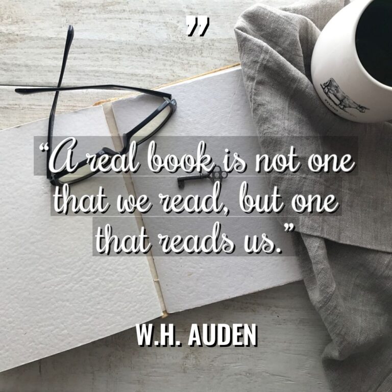 “A real book is not one that we read, but... - W.H. Auden Quotes