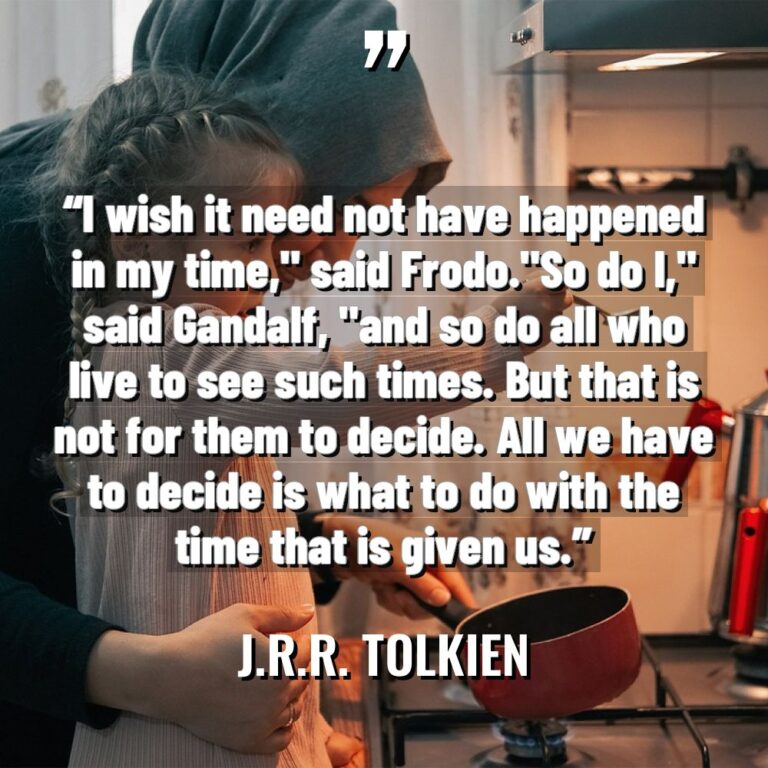“I wish it need not have happened in my time,”... - J.R.R. Tolkien Quotes