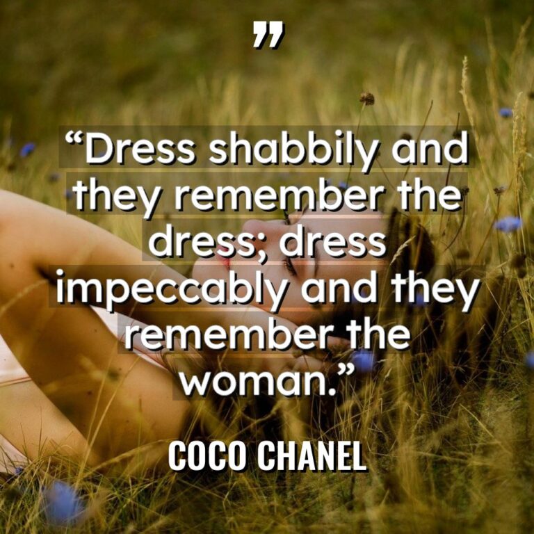 “Dress shabbily and they remember the dress; dress impeccably and... - Coco Chanel Quotes