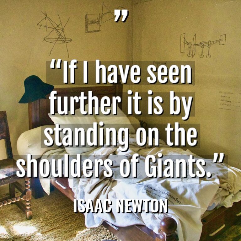 “If I have seen further it is by standing on... - Isaac Newton Quotes