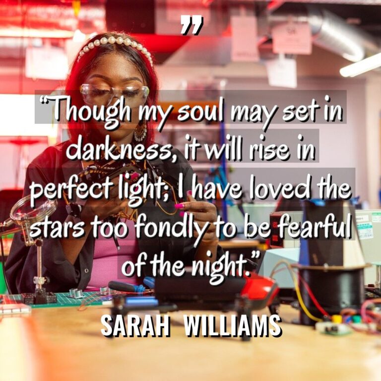 “Though my soul may set in darkness, it will rise... - Sarah   Williams Quotes