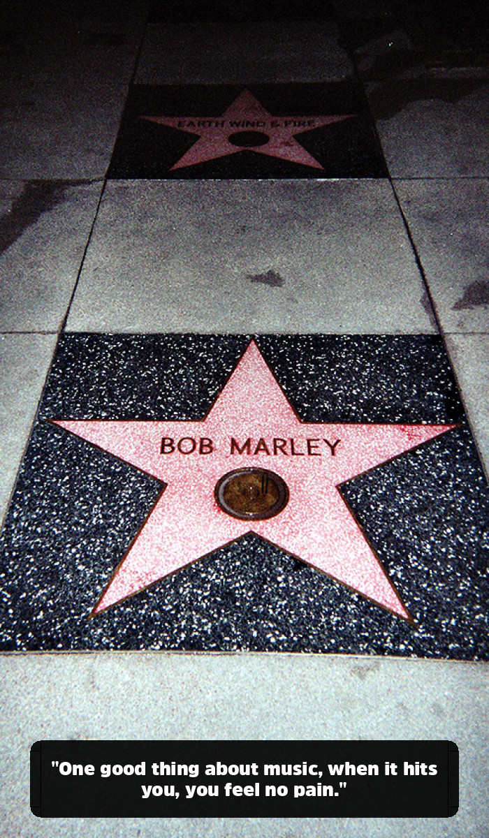 The Real Vibe: The Bob Marley Quotes You Need to Hear (and the Fakes to Forget) - "One good thing about music, when it hits you, you feel no pain."