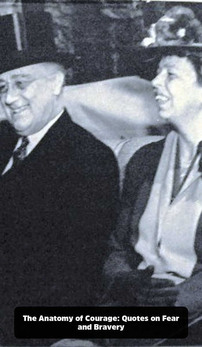 The Unshakable Wisdom: The Eleanor Roosevelt Quotes That Will Change How You Face Your Fears - The Anatomy of Courage: Quotes on Fear and Bravery